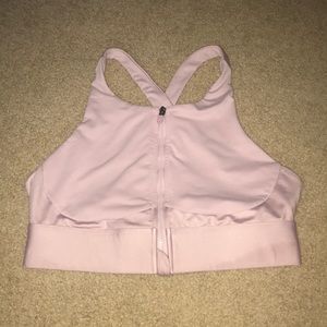 Zip-Up Sports Bra